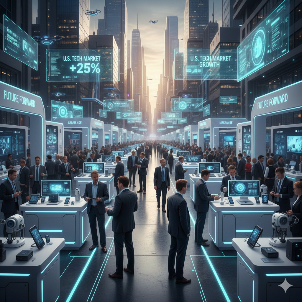 mercado tecnológico en Estados Unidos crecimiento