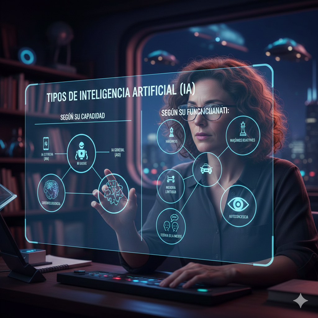 tipos de inteligencia artificial IA