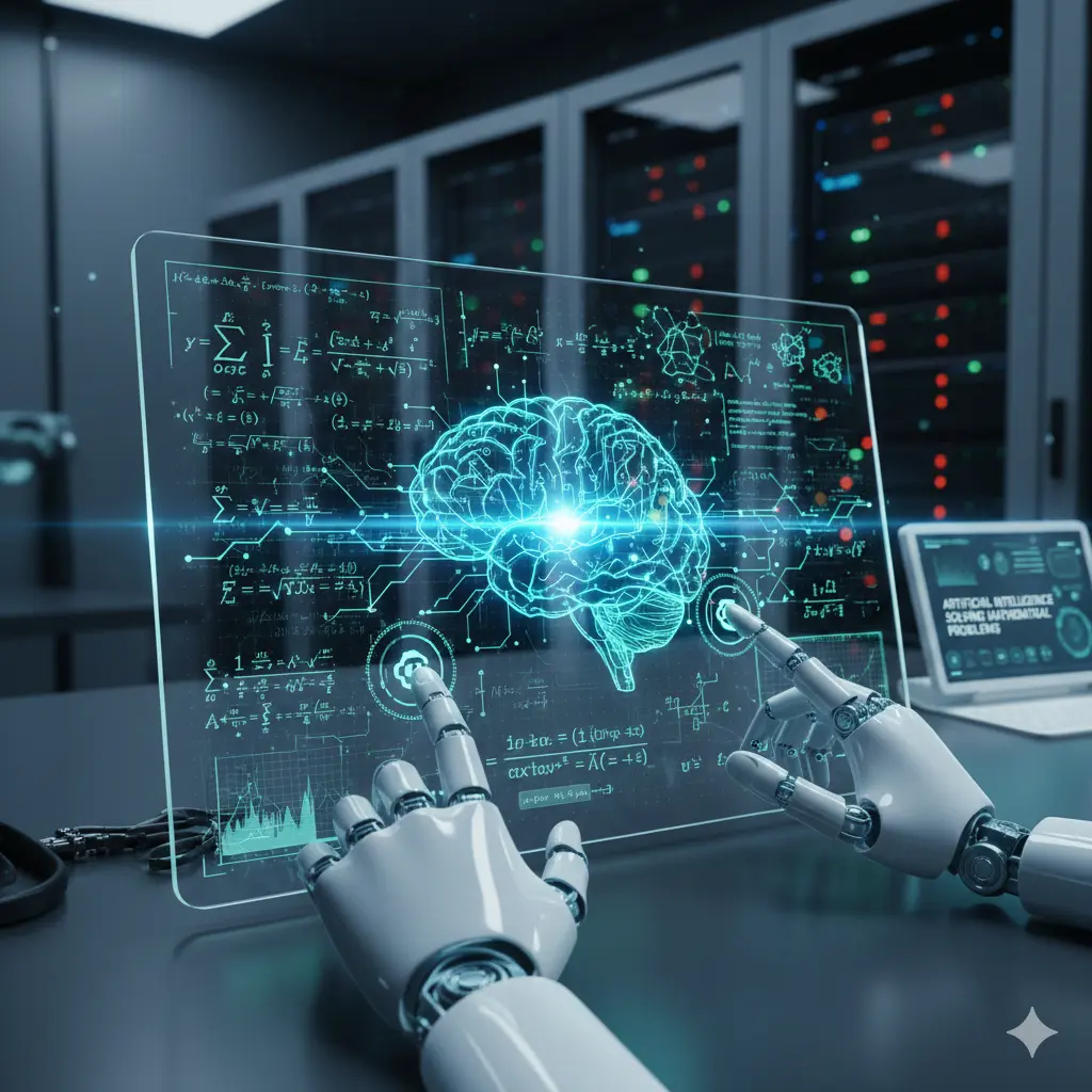 inteligencia artificial resolviendo problemas matemáticos